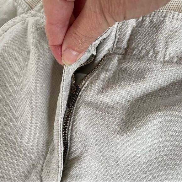 LL Bean Stone Classic Fit Knit Waist Pants 10P Petite - Picture 8 of 9